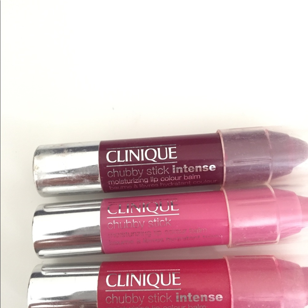 LOT OF 3 Clinique chubby sticks